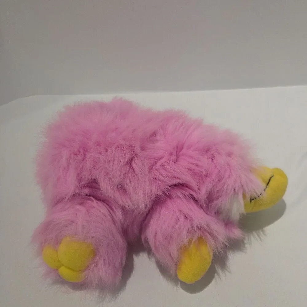Vintage Pink Dakin Jurassic Dinosaur Shagasaurs Plush 1992